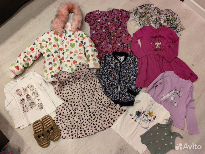 Вещи пакетом на девочку 110
