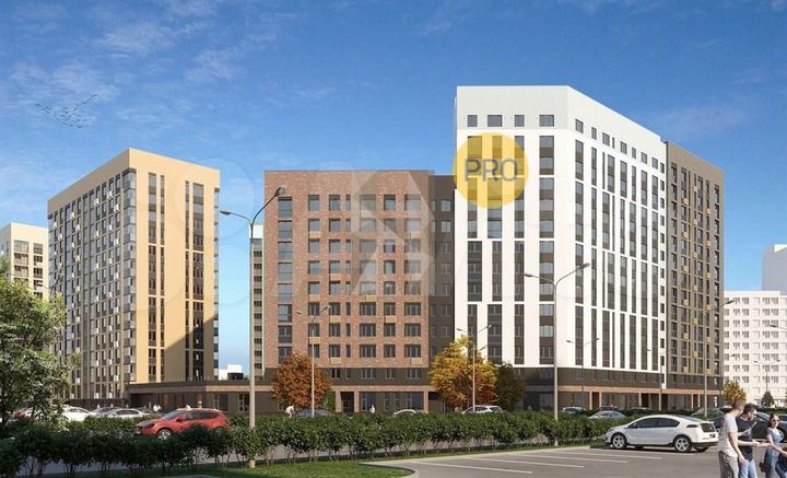 2-к. квартира, 61,5 м², 5/31 эт.