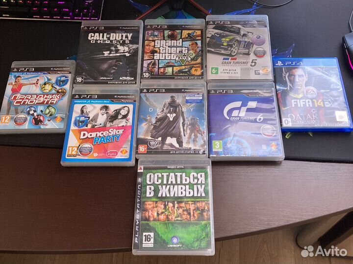 Диски для ps3 и ps4