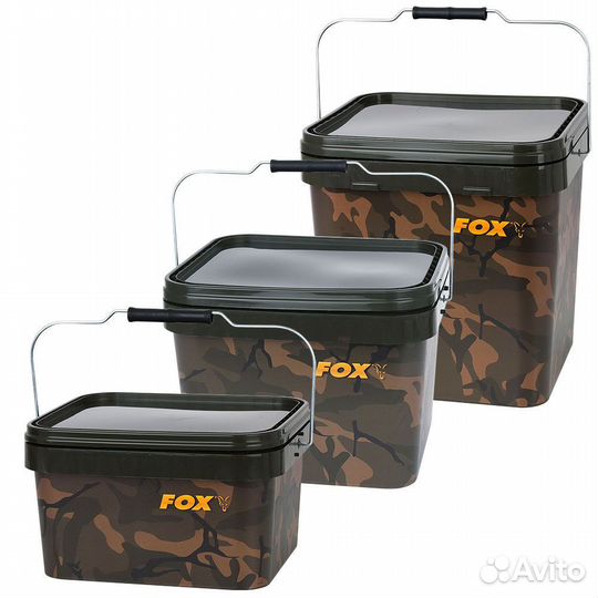 Продам карповые ведра Fox Camo Square Buckets