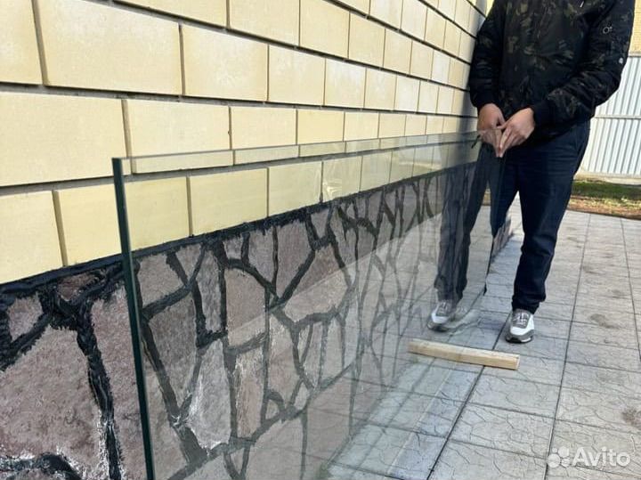 Витринные стёкла или для перегородок 3 на 1