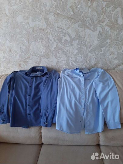 Рубашки школьные для мальчика, р-р 158