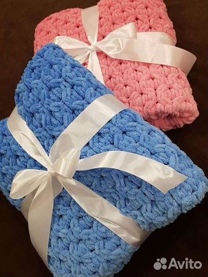 Плед детский плюшевый