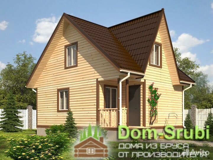 Бокситогорск. Надёжная Баня из бруса Б-28 (7.50х6)