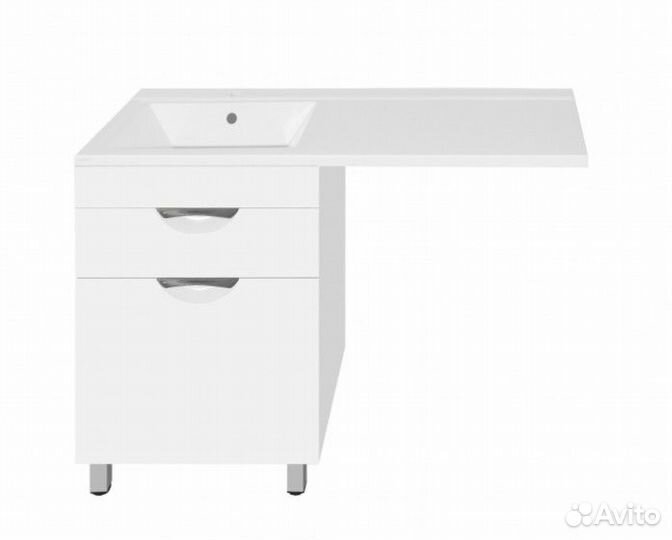 Мебель под стиральную машину Style Line Жасмин 120 с бельевой корзиной