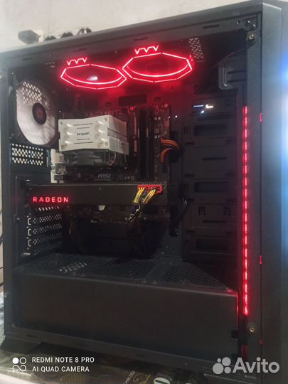 Компьютер B450/Ryzen 7 /RxVega 56 8gb/16GB/SSD 256