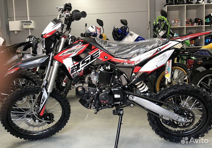 Питбайк BSE EX 125E 17/14 MAX13 (механ. кпп) tumen