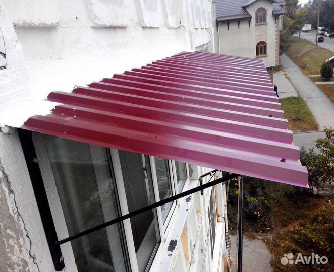 Крыша для балкона