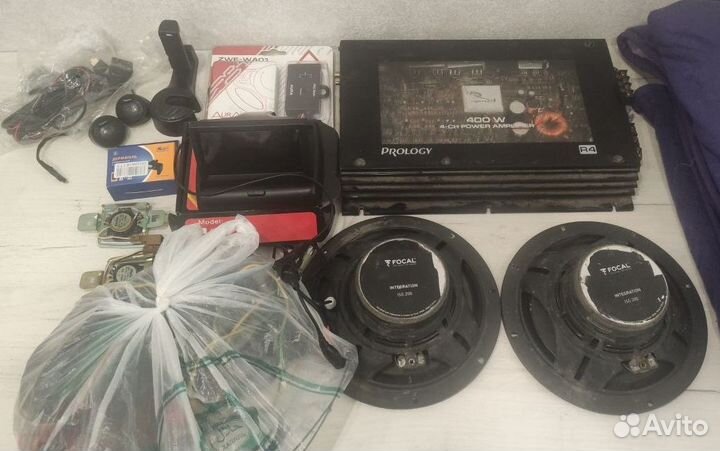 Усилитель Prology R4 + Focal Динамики + Допы
