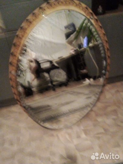 Зеркало овальное большое СССР