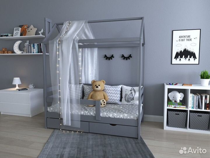 Детская кровать домик новая