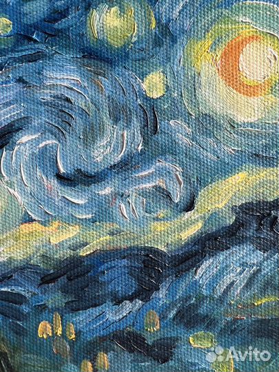 Картина маслом Звездная ночь Ваг Гог