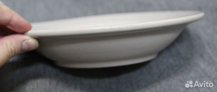 Набор столовый из фаянса - тарелки. СССР