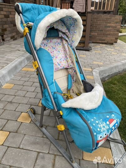 Коляска санки