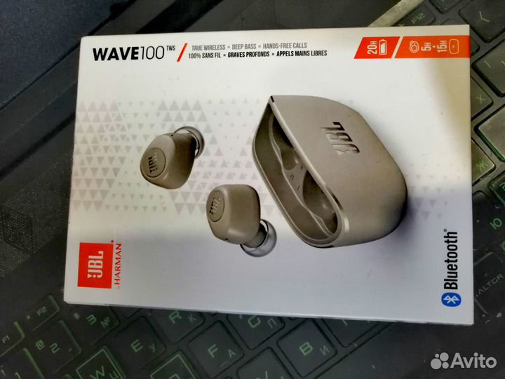 Беспроводные наушники jbl wave 100