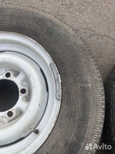 Колеса шины ид-220М с дисками 205/70 r14