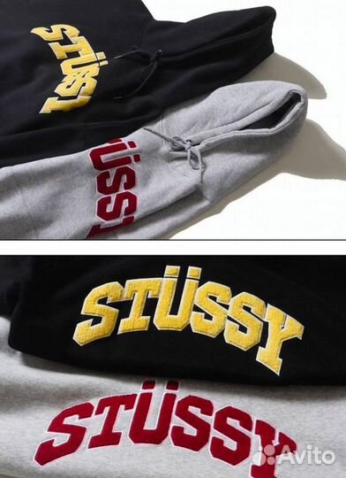 Худи Stussy pigment dyed