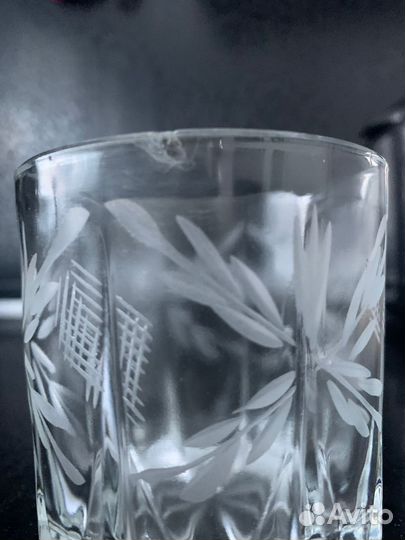 Графин (штоф) хрустальный СССР со стаканами