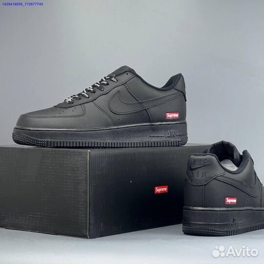 Кроссовки Nike Air Force 1 Low & Supreme (Арт.96035)