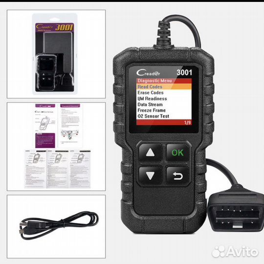Диагностический сканер launch creader 3001