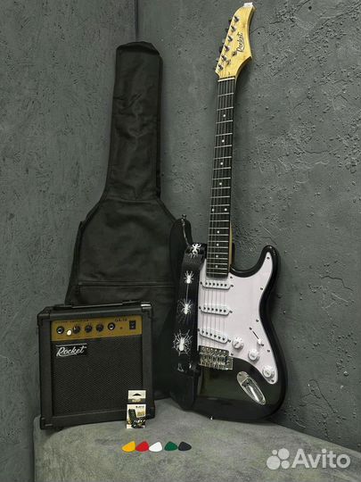 Электро гитара набор 8 в 1