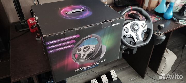 Игровой руль dexp wheelman pro gt