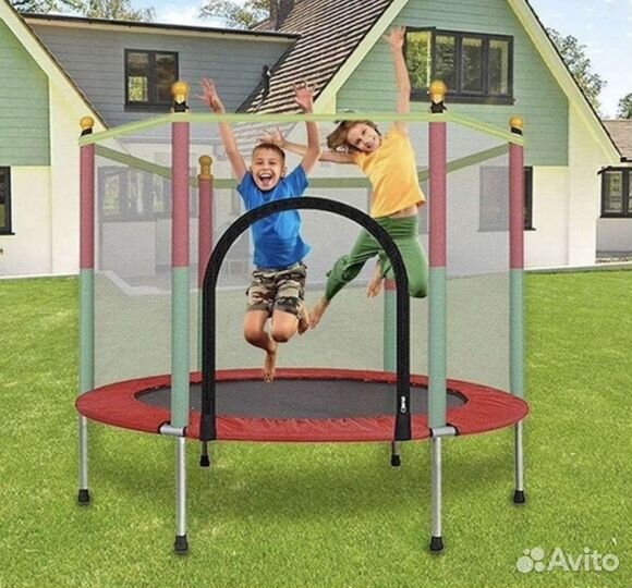 Батут с сеткой