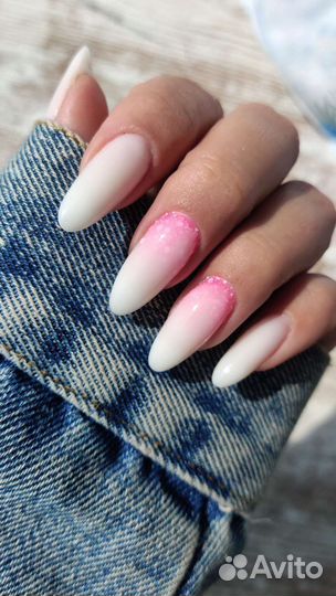 Маникюр с покрытием гель лак. Сормово