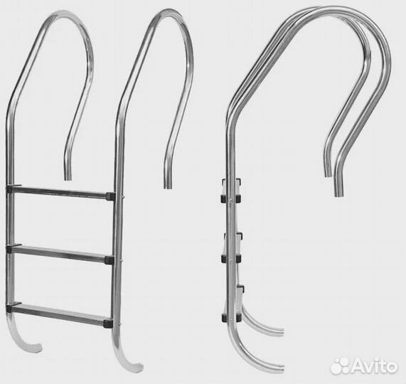 Лестница нержавеющая сталь в бассейн