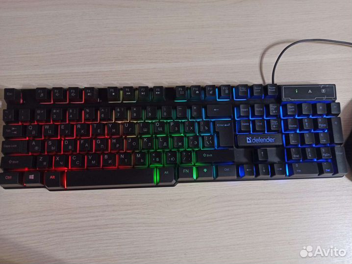 Игровой набор клавиатура + мышь с подсветкой