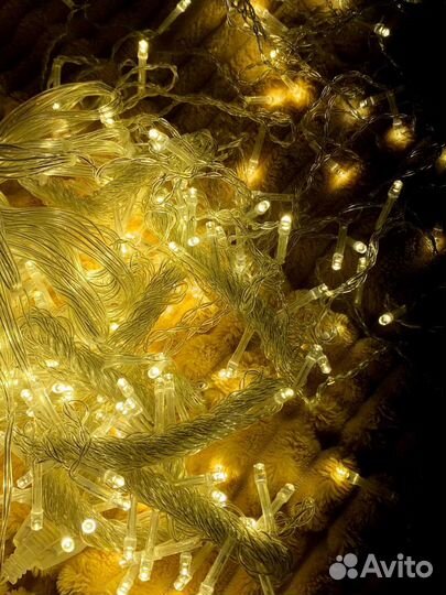 Гирлянда электрическая штора 3*3