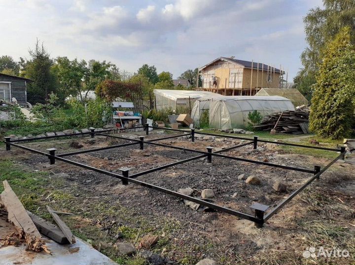 Винтовые сваи под ключ / Фундамент