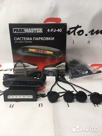 Парктроник parkmaster 4-FJ-40/ монтаж