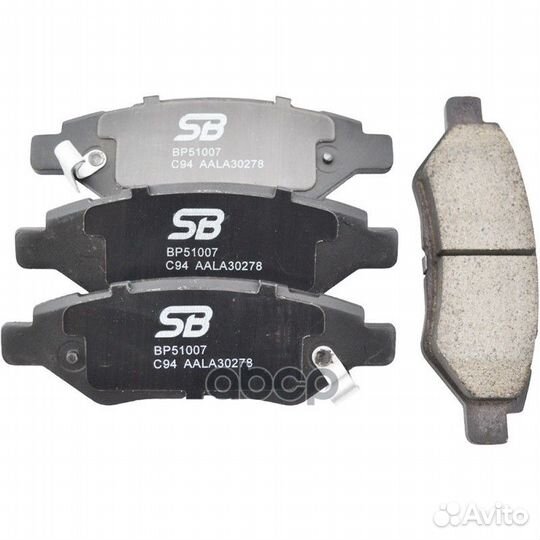 Колодки тормозные BP51007 SB Nagamochi