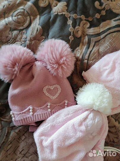 Шапки детские на девочку