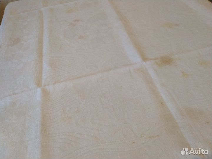 Скатерти б/у СССР Лен и др