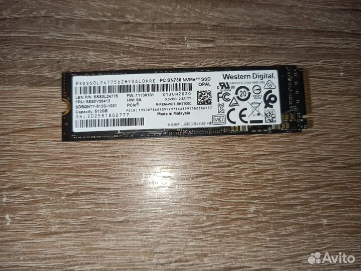 SSD 512 GB M2 nvme SATA