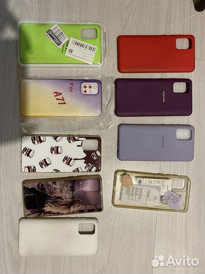 Чехлы на телефон samsung А71