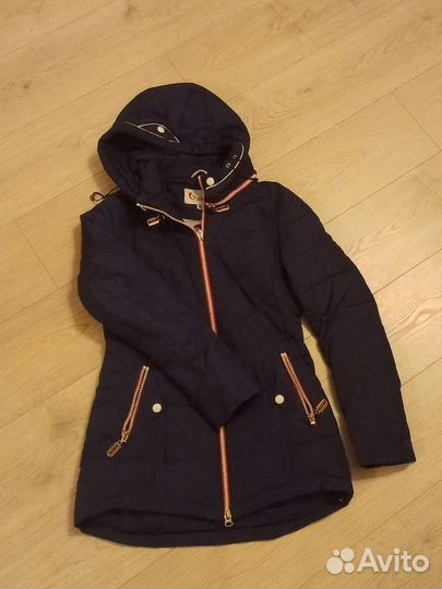 Куртка демисезонная для девочки синяя