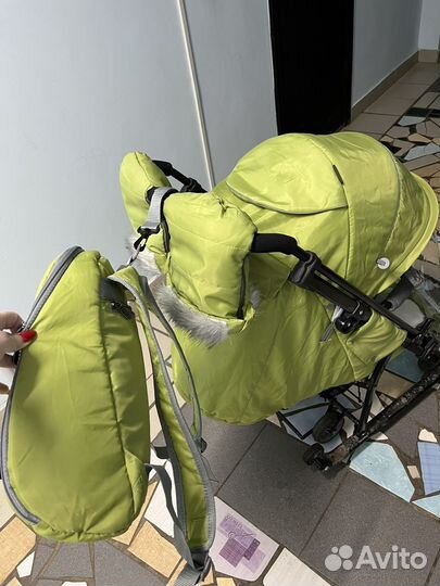 Санки коляска nika