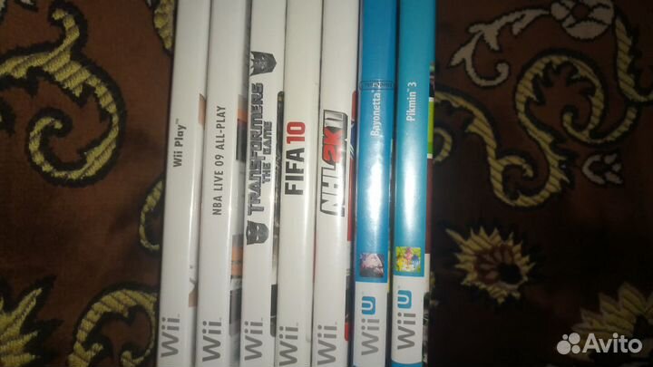 Диски для приставок wii и wiiU