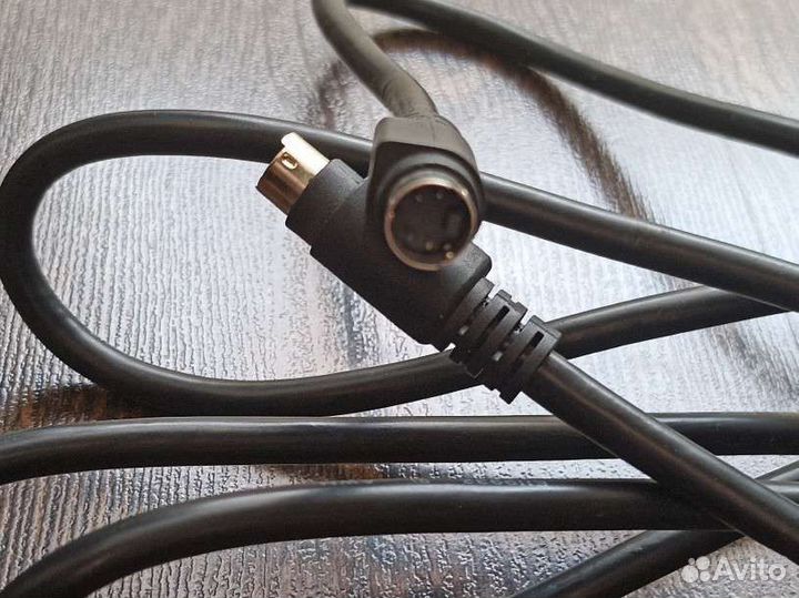 S-Video кабель 1.8 m 4-pin черный SVideo 4 pin x 4