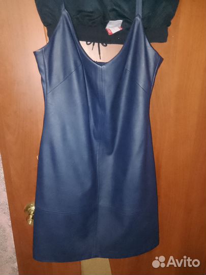 Кожаное платье