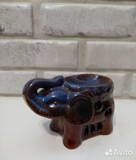 Фигурка слон, аромалампа, керамика