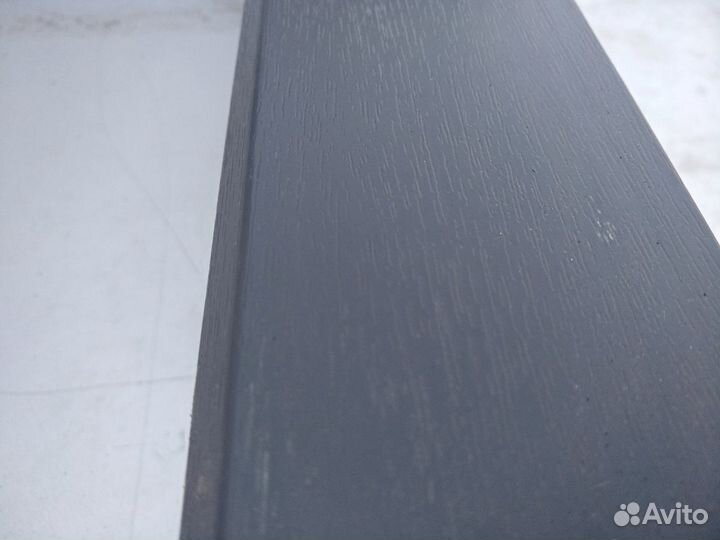 Рама пвх сплошная без стекла цвет серый