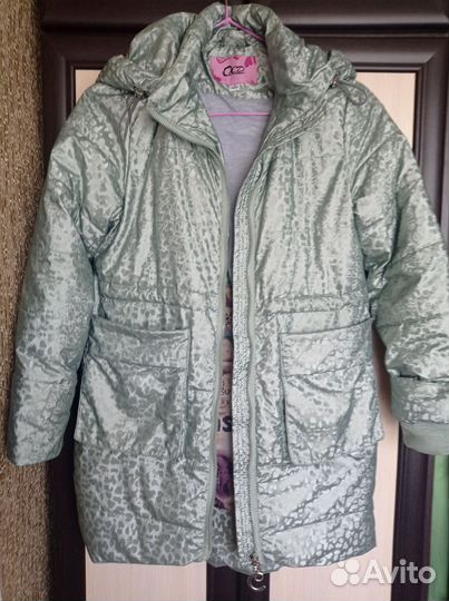 Пальто для девочки 140
