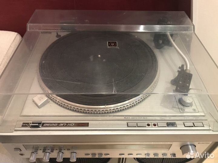Проигрыватель пластинок Вега - 110 (unitra G602C)