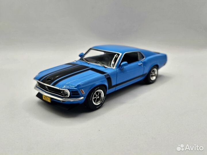 Модель автомобиля Ford Mustang Boss 302 1970 Blue