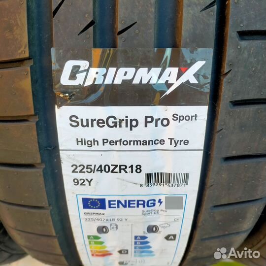 Gripmax SureGrip Pro Sport 225/40 R18 92V