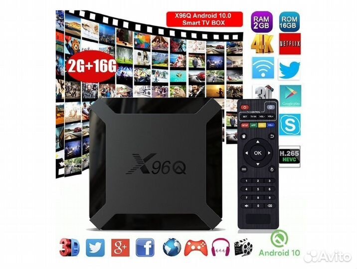 Тв приставка X96 настроенная